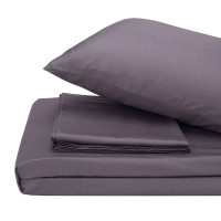 Комплект постільної білизни SoundSleep Lelitt Grey сатин євро 200х220 см сірий (93568401)
