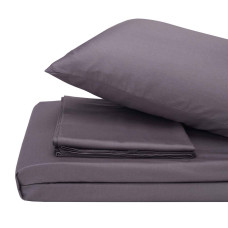 Комплект постільної білизни SoundSleep Lelitt Grey сатин євро 200х220 см сірий (93568401)