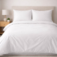 Комплект постільної білизни SoundSleep Lelitt White сатин сімейний 160х220 см білий (2800005059380)