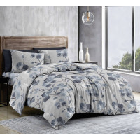 Комплект постільної білизни SoundSleep Grey Garden бязь-голд односпальний 140х215 см (2800005093643)