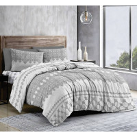 Комплект постільної білизни SoundSleep Lace Grey бязь-голд двоспальний 175х215 см (2800005093421)