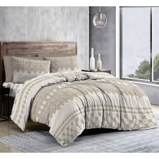 Комплект постільної білизни SoundSleep Lace Beige бязь-голд двоспальний 175х215 см (2800005093476)
