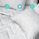 Ковдра літня Antistatic Sleep 140х210 см IDEIA гіпоалергенна антистатична тканина, легка, для літа