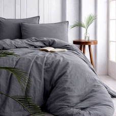 Наволочка SoundSleep Stonewash Adriatic Dark Gray 50х70 см темно-сіра (2800005036138)