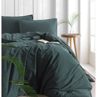 Наволочка SoundSleep Stonewash Adriatic Dark Green 70х70 см зелена (2800005054262)