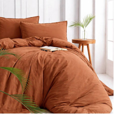 Наволочка SoundSleep Stonewash Adriatic Mokko 50х70 см темно-бежева (2800005036169)
