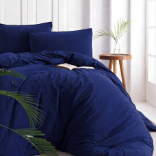 Наволочка SoundSleep Stonewash Adriatic Navy Blue 40х60 см синя (2800005033342)