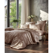 Наволочка SoundSleep Jacquard Nonpareil Noble Beige сатин-жаккард 70х70 см бежева (2800005053555)