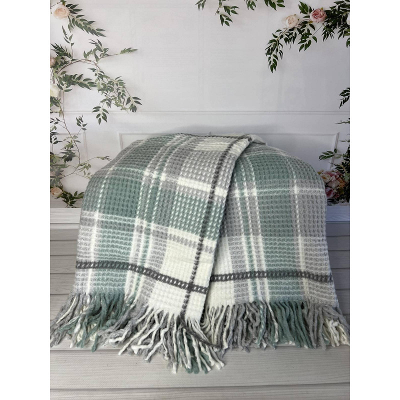 Mint плед вафелька 130х170 см. Merinos Туреччина. (54111)
