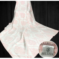 Damask pembe 200х220см. Плед. Туреччина Belizza (47420)