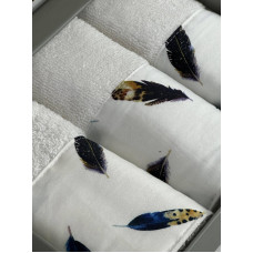 Belizza Feather 30х50см., махрові кухонні рушники. (80374)