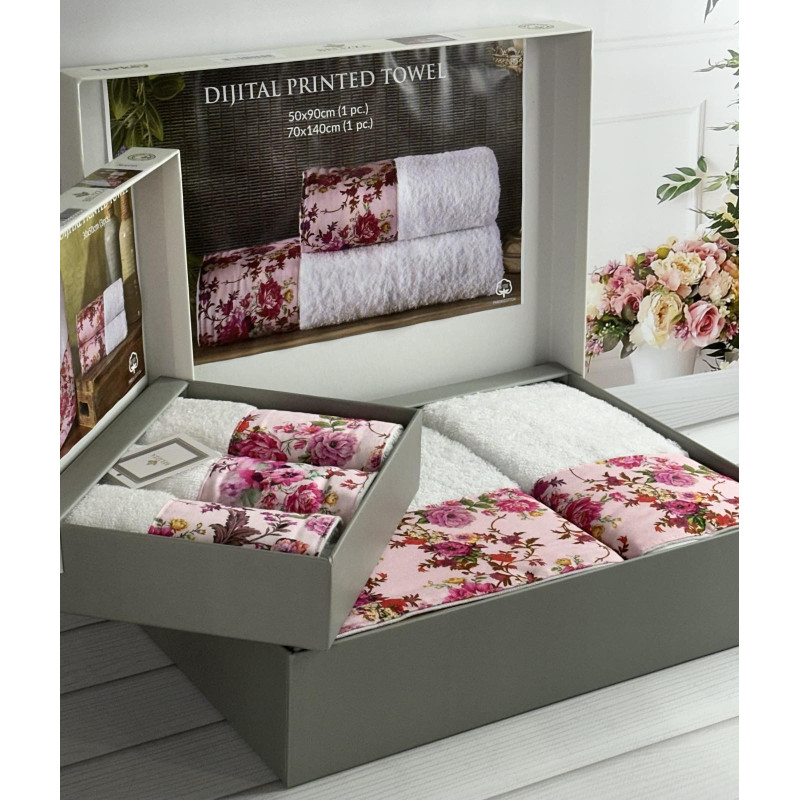 BLZ Goldy 2в1 махрові рушники. Щільність 500 г/м2 Belizza Туреччина (21438)