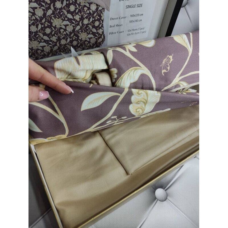 Versace полуторна сатинова постільна білизна. Dijital Belizza Туреччина. (53705)