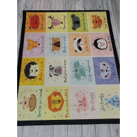 Baby bear zoo 100х160см. Килимки в дитячу кімнату. Туреччина. (13781)
