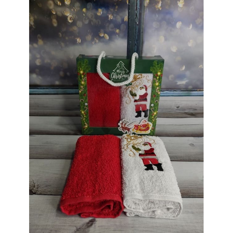 Bella Karina Christmas breaz новорічні рушники, 30х50см. (29762)