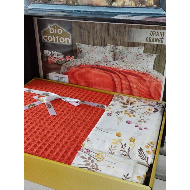 Oranc Літній набір з вафельним покривалом. Bio Cotton Туреччина (66187)