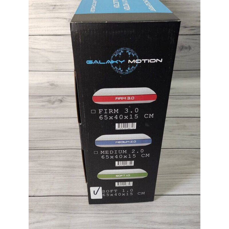 3.0 Ergo foam Середньої жорсткості ортопедична подушка. Туреччина GALAXY MOTION. (26102)