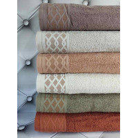 Helezon рушники 50х90см., 6 шт/уп. Пеньє. Sikel Туреччина (77344)