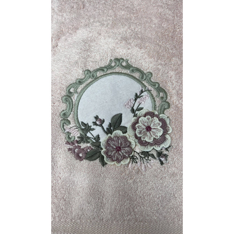 Hayal rose 3D бамбукові рушники 50х90см., 6 шт/уп. Pupilla Туреччина. (65202)