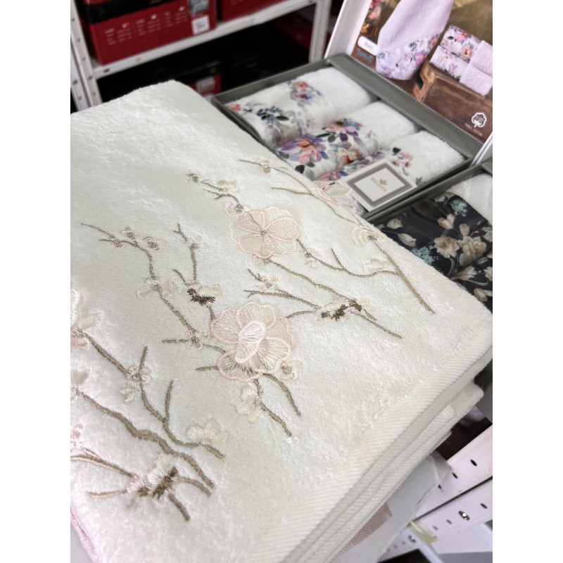 LIZARO бамбукові рушники 70х140см., 6 шт/уп. Pupilla Туреччина. (26395)
