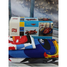 Rinsy cars roce полуторна дитяча постіль. Ранфорс. TAC Туреччина. (18416)