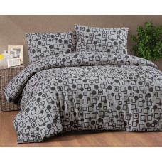 41902 фланелева постіль, євро розмір. Cotton collection Туреччина (47005)