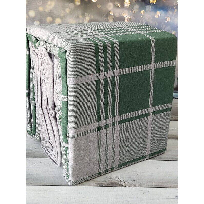 41899 фланелева постіль, євро розмір. Cotton collection Туреччина (55075)