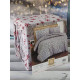 41846 полуторна фланелева постіль. Cotton collection Туреччина (47679)