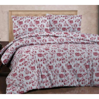 41848 полуторна фланелева постіль. Cotton collection Туреччина (76096)