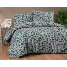 41882 полуторна фланелева постіль. Cotton collection Туреччина (22544)