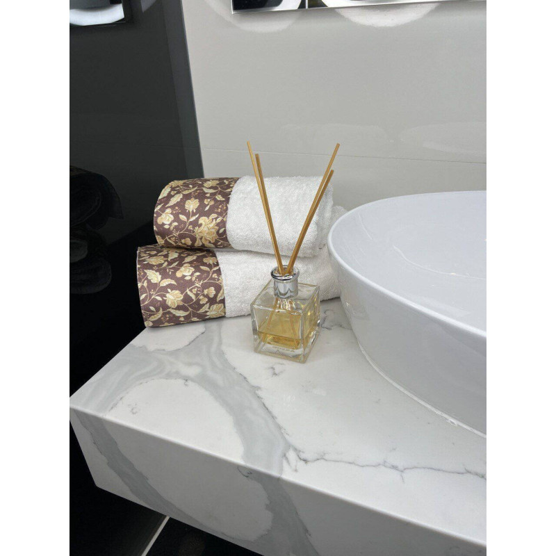 BLZ Versace 2в1 махрові рушники. Щільність 500 г/м2 Belizza Туреччина (12330)