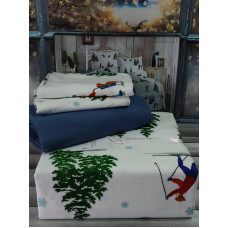 Candle полуторна фланелева постільна білизна. Бавовна. Belizza Туреччина. (35942)