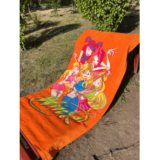Пляжний рушник 75х150см. Туреччина. Winks oranj (63169)