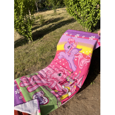 Пляжний рушник Pony 75х150см. Туреччина. Поні для дівчат. (13102)