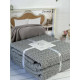 Zeynep gri в'язаний акріловий плед. Romeo Home Туреччина. (44810)
