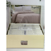 Erguvan bej в'язаний акріловий плед. Romeo Home Туреччина. (28816)