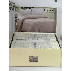 Erguvan bej в'язаний акріловий плед. Romeo Home Туреччина. (28816)