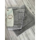 Kvadrat gri. Килимки в ванну кімнату 2в1. Pammuks Collection Туреччина (61455)