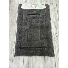 Kvadrat antrasit. Килимки в ванну кімнату 2в1. Pammuks Collection Туреччина (38409)