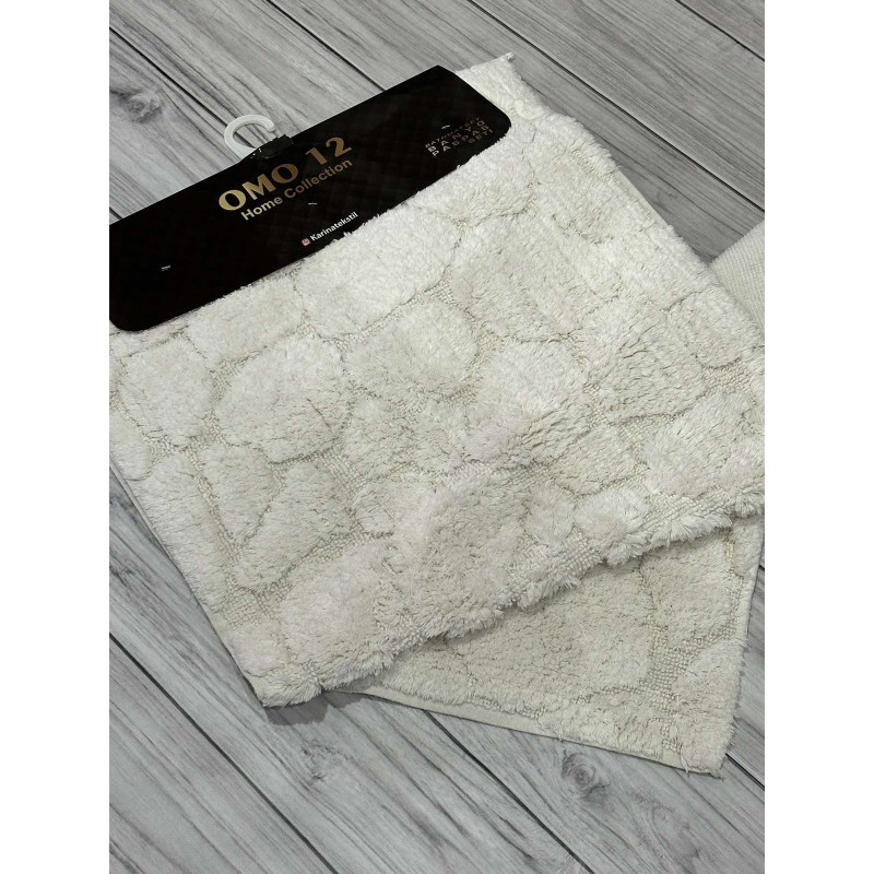 Tas krem. Килимки в ванну кімнату 2в1. Omo home Туреччина (37203)