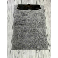 Tas gri. Килимки в ванну кімнату 2в1. Omo home Туреччина (85614)