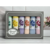 Hamdi renki 45х70см., 6 шт/уп. Вафельні кухонні рушники. (27976)