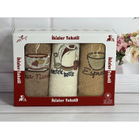ikizler 003 40х60см., 3 pcs/pack, kitchen terry towels. (13886)