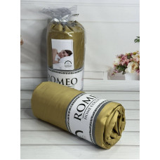 Duz sari 180х200см., сатинове простирадло на резинці. RomeoТуреччина. (86905)