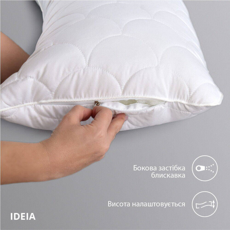 Подушка ортопедична для сну та відпочинку 40х130 см S-Form IDEIA подушка довга для тіла антиалергенна с-форма зручна