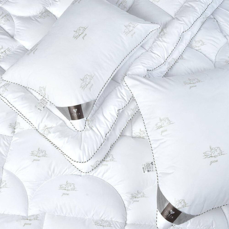 Ковдра всесезонна Super Soft Classic 140х210 см IDEIA штучний пух гіпоалергенна супер мʼяка