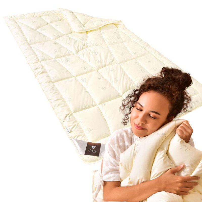 Ковдра вовняна 175х210 см зимова Wool Classic IDEIA вовна тепла ковдра натуральна овеча вовна