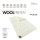 Ковдра Wool Premium 200х220 см вовняна зимова подвійна IDEIA вовна супер тепла натуральна бавовна