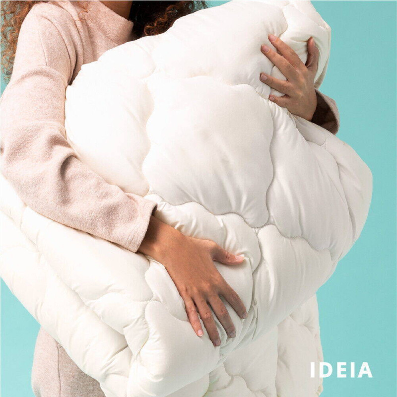 Ковдра WOOLLY вовняна IDEIA всесезонна 175х210 см вовна тепле натуральна овеча вовна супер
