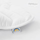Подушка дитяча Comfort 40х60 см PAPAELLA для немовлят антиалергенна для дітей плоска низька біла